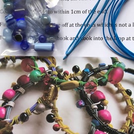 Wire & Bead Bracelet Kit