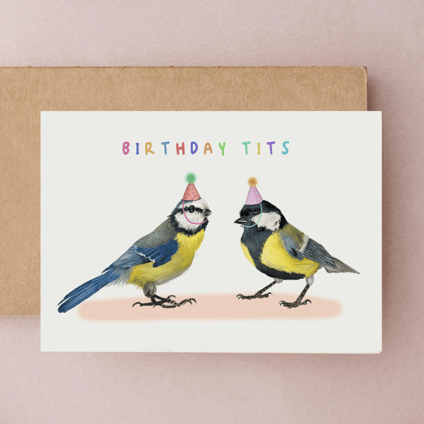 Birthday Tits Card - Funny Birthday Cards, Cards for Him, Cards for Her, Funny