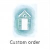 Custom order for Hannah Omar - Ocean wave cufflinks 