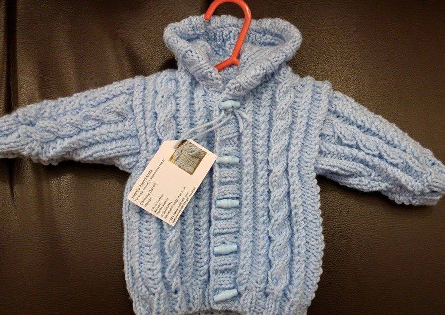 Aran babies Jacket - Made to order