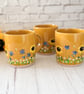 Yellow Mug Hand Painted with Sunflowers  - Image 2
