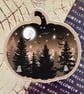 Spooky Pumpkin Halloween Sticker. Vinyl Spooky Sticker. - Image 3