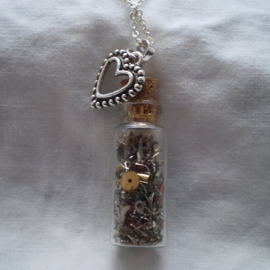  Steampunk Love You For All Time Necklace