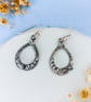 Ocean-Inspired Teardrop Earrings – Recycled Fine Silver - Image 2