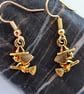 Halloween Witch On Broomstick Earrings Trick Or Treat Jewellery Free UK Delivery - Image 3