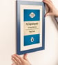 My Oughtobiography - Funny Book Lover Print - Penguin Style - Image 9