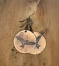 Red Kite - Handmade Etched Copper Earrings LARGE