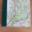 Map covered book Grantown on Spey