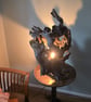 Freestanding Tree-trunk Table Lamp - Image 4