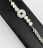 Pearl and Jadeite Chainmaille Bracelet - Image 7