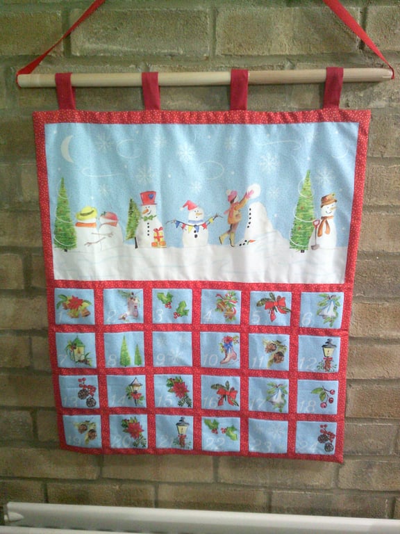 Snowman Family Advent Calendar