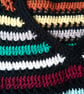 Ladies crocheted multicoloured V neck jumper. Size 12 to 14. - Image 3