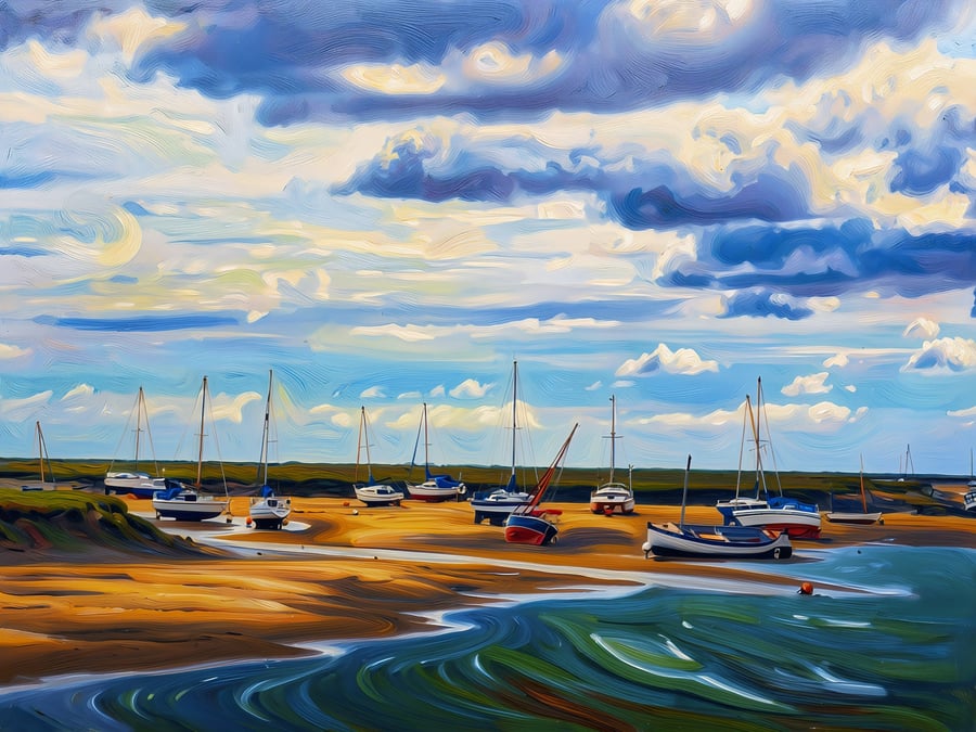 A4 Print Wells-Next-The-Sea North Norfolk 