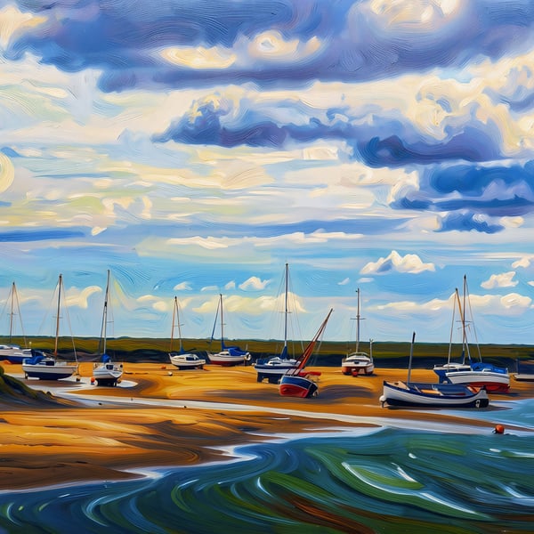 A4 Print Wells-Next-The-Sea North Norfolk 