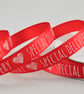 Red satin gift ribbon, Valentine’s Day 10mm x 3 metres