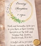 Evening Reception Wedding Invitation - Botanical Gold Wreath Design - Image 2