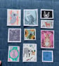 Fabric Postage Stamps - Animal Kingdom 2