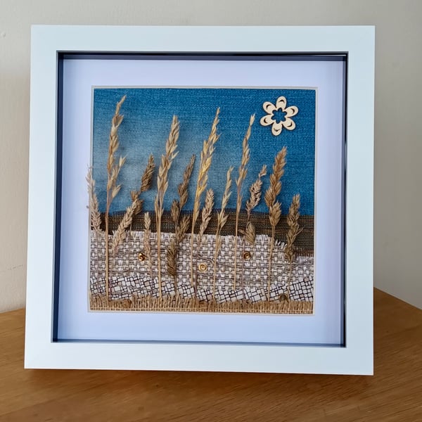 Golden Fields of Corn Harvest British Countryside Landscape