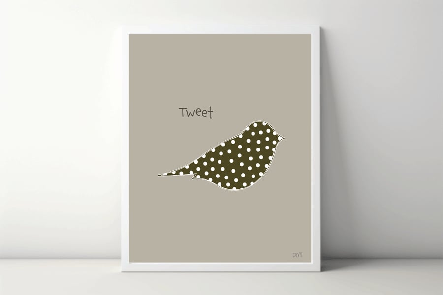 Tweety Bird A4 Art Print