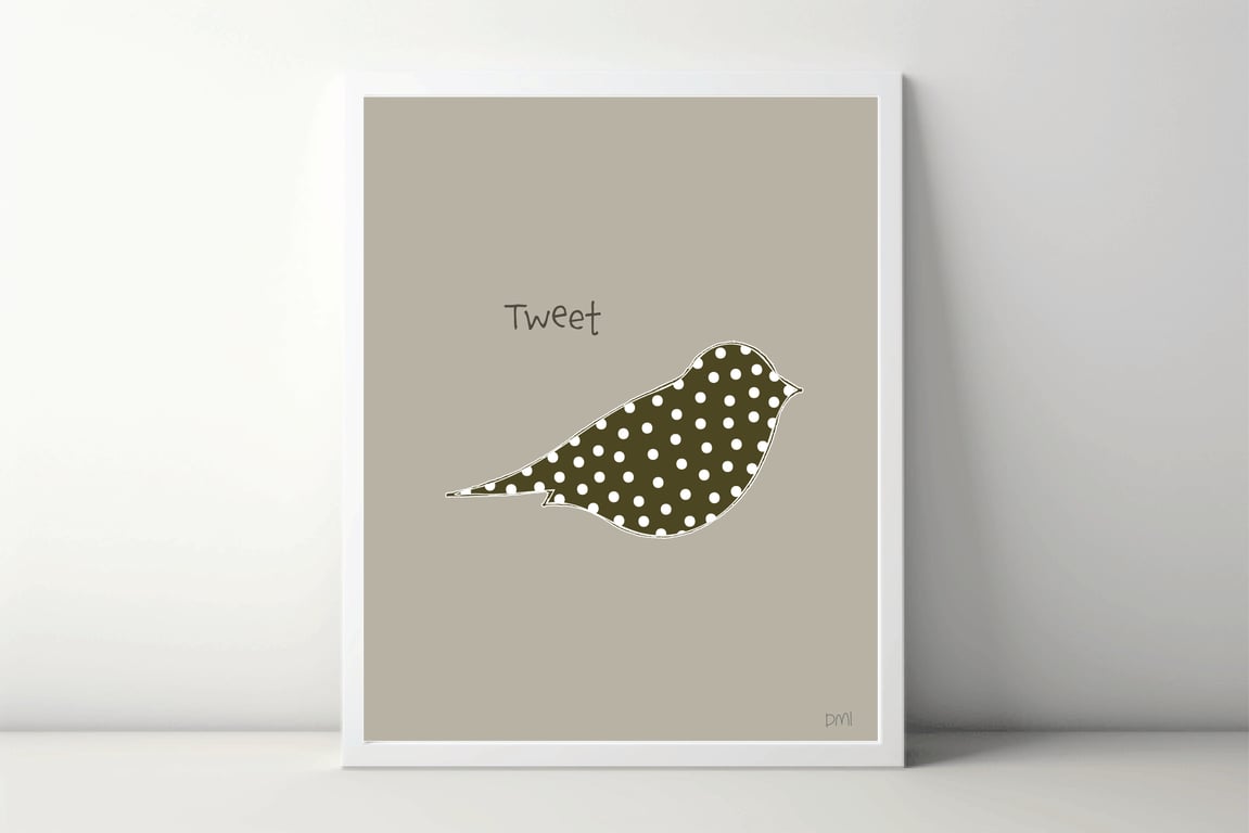 Tweety Bird A4 Art Print