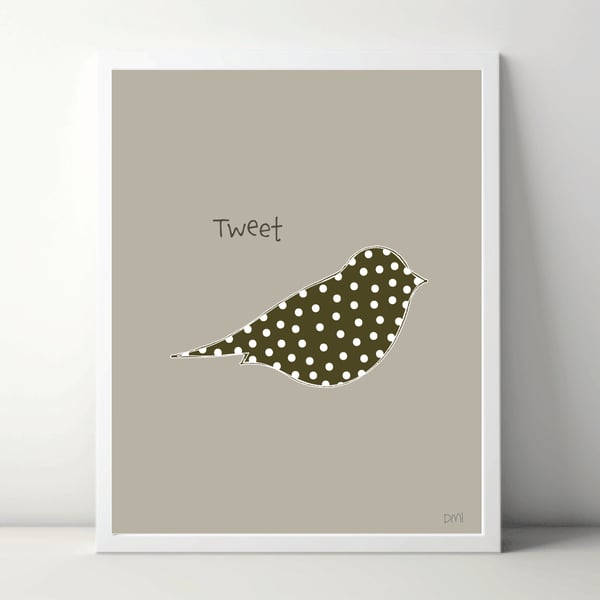 Tweety Bird A4 Art Print