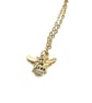 Cute Bumble Bee Crystal CZ Necklace, 14kt Gold Filled Pendant