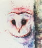 Barn Owl Glass Trivet, Owl Pot Stand, Table Mat, Placemat, Hot Plate Table Prote - Image 3