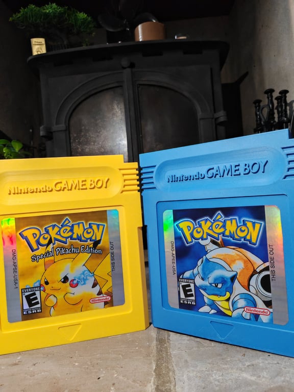 Pokemon Gameboy Cartridge wall art 