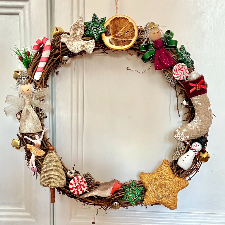 Days Gone By Christmas Wreath