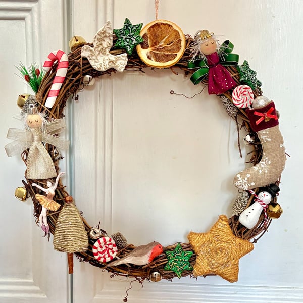 Days Gone By Christmas Wreath