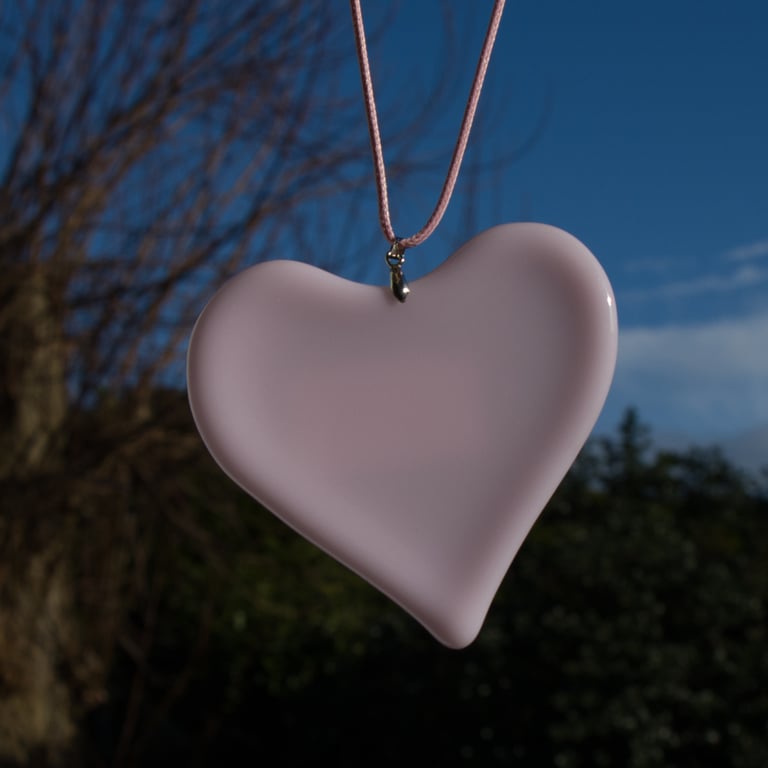Pure & Simple - Pink Heart Hanger - 3113