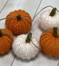Hand Knitted mini pumpkin bunting - Image 1