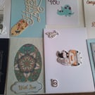 Selection of 8 cards. Ref 539. Summer seconds