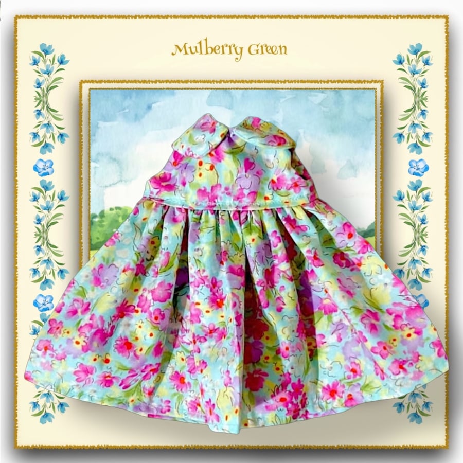 Turquoise Floral Dress