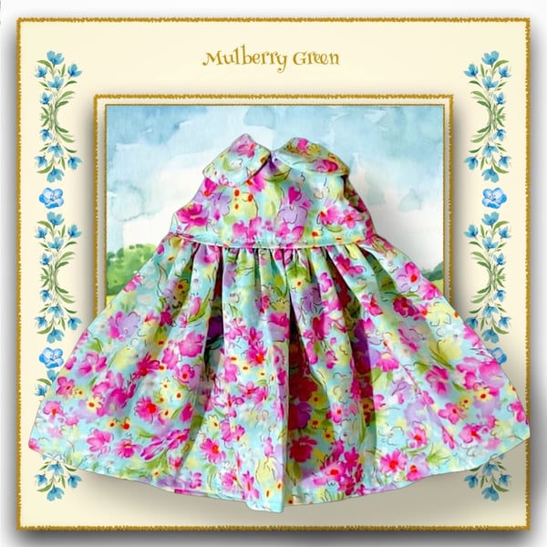 Turquoise Floral Dress