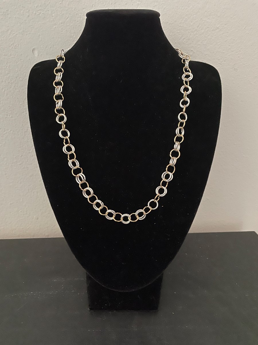 'Celia' Silver and Gold Chain