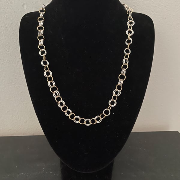 'Celia' Silver and Gold Chain