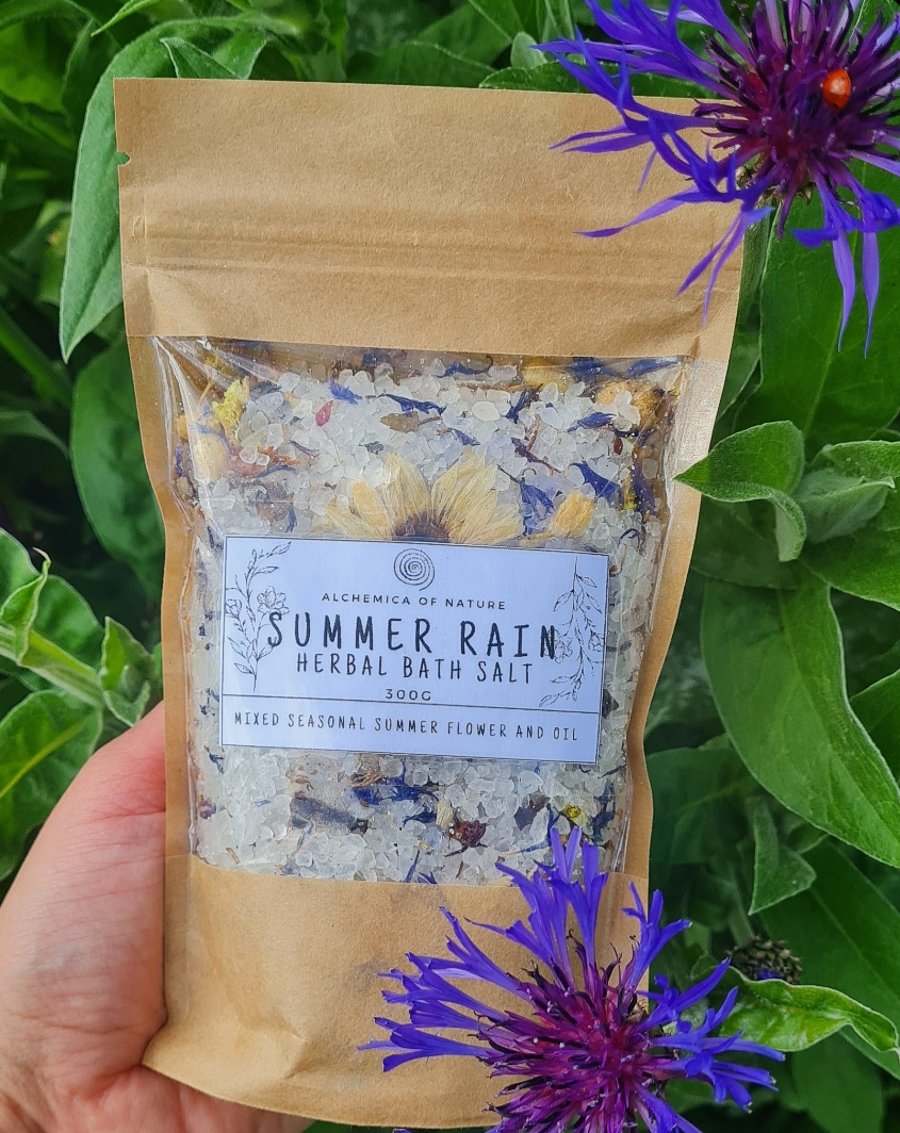 SUMMER RAIN herbal bath salt 300g