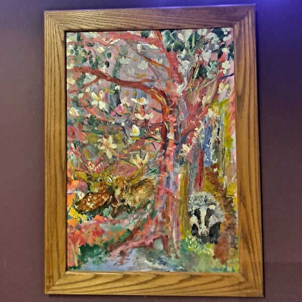 The Magic of  the Plum Blossoms and the old Brock 