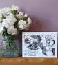 'Catching Up', Greetings card