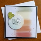 Dinosaur Card - Birthday, Anniversary, Valentines Day