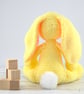 Crochet Rabbit Plush: Yellow Bunny Stuffed Animal, Nursery Decor - Image 6