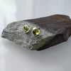 Exclusive Folksy Price Sterling Silver Peridot stud earrings