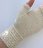 Alpaca and silk blend wrist warmers - Image 3