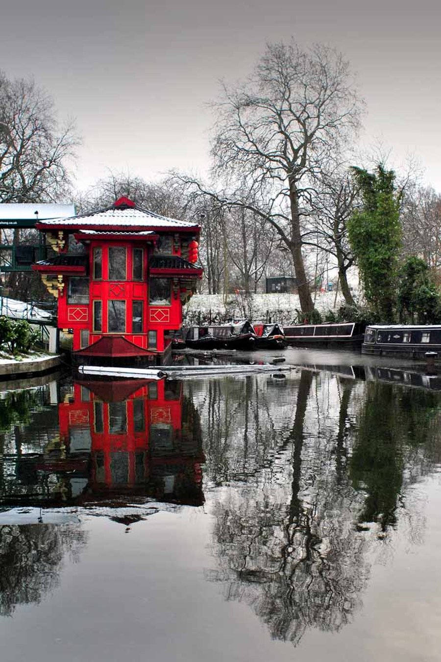 Narrow Boats Regent's Canal London Photograph Print