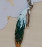 Wooden Feather shaped keyring  - Image 2