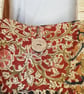 Indian block print shoulder bag: patchwork design - Image 3