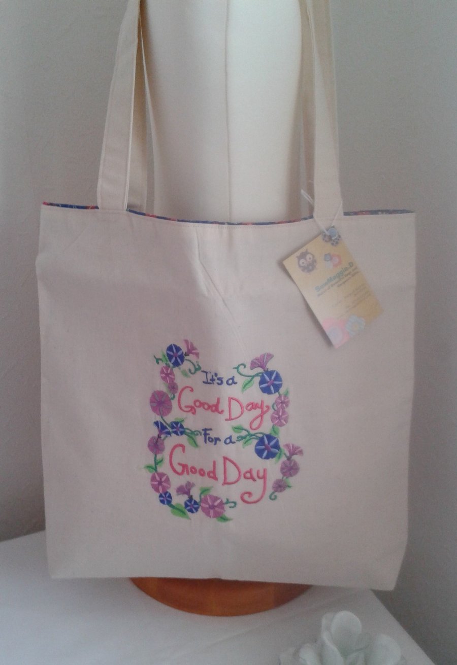 "IT'S A GOOD DAY"    TOTE BAG