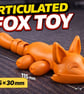 Articulated Fox Toy - 45 - 115 - 30mm