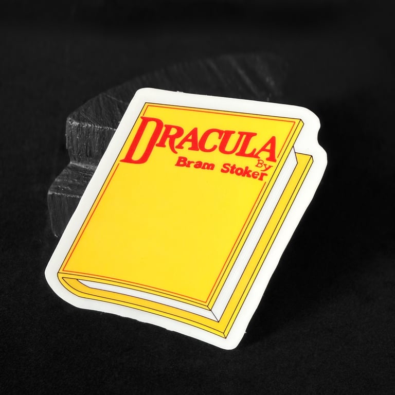 Dracula 1st Edition Yellow Cover Sticker 
